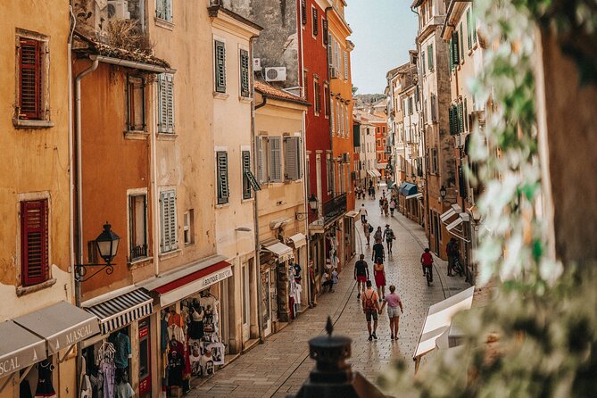 Private Tour at Rovinj on a Golf Cart - Driving Past Rovinj’s Main Square and Open-Air Market