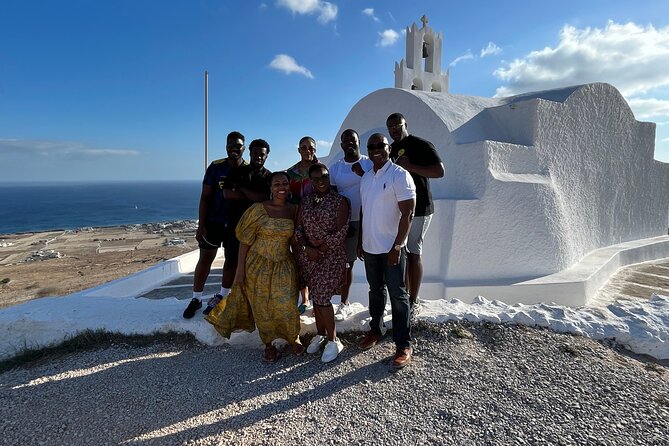 Private tour experience in Santorini island - Climbing to the Monastery of Profitis Ilias