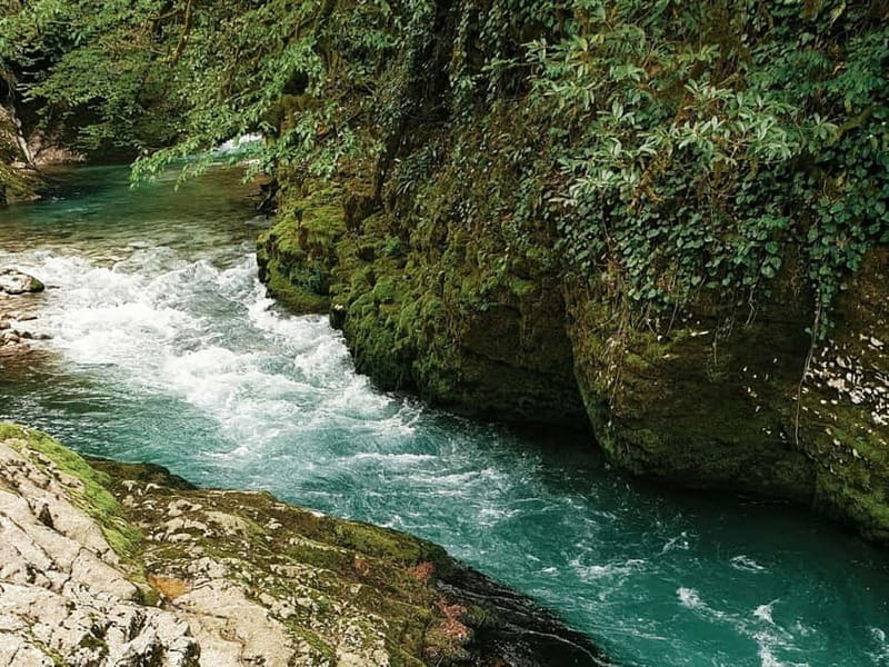Private tour from KUTAISI: Martvili , Okatse and Prometheus - Prometheus Cave: Lights, Stalactites, and Underground Boat Rides