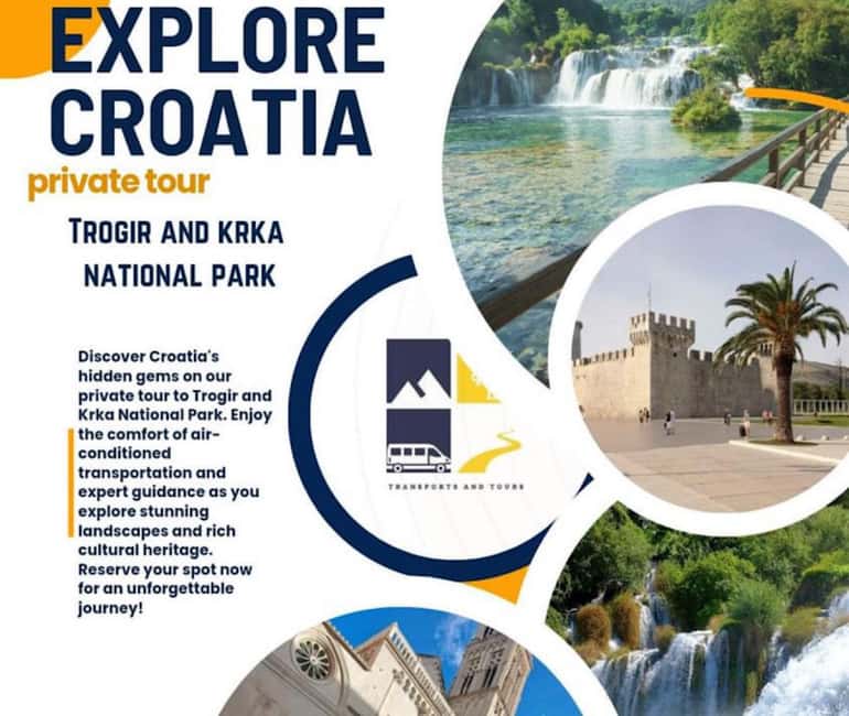 Private tour from Split area: Trogir and Krka National Park - Discover Croatia with a Private Tour from Split to Trogir and Krka National Park