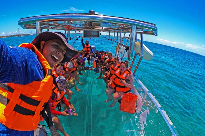 Private Tour Isla Mujeres excursion in Transparent Boat - Reef Stops and Marine Highlights
