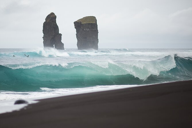 Private Tour: Sete Cidades, Lagoa do Fogo, Pineapple Plantation - Visiting the Unique Black Sand Beach at Mosteiros