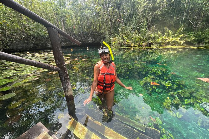 Private Tour Tankah 3 Zip Lines 3 Cenotes Canoe Snorkel Community - Canoe Ride Through Flora and Fauna