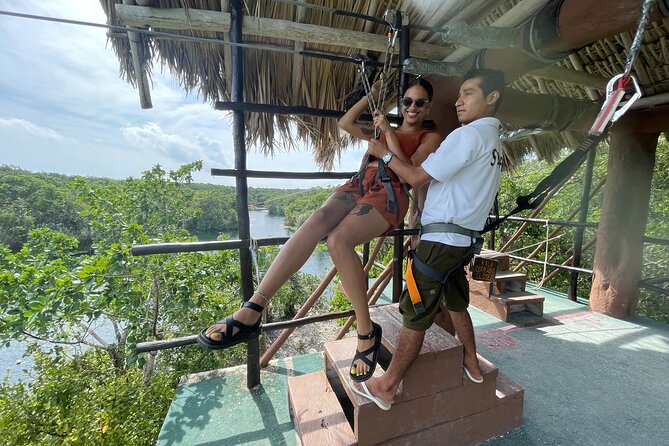 Private Tour Tankah 3 Zip Lines 3 Cenotes Canoe Snorkel Community - Authentic Mayan Cuisine