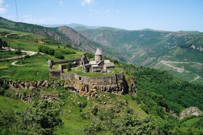 Private tour to Hin Areni winery, Tatev monastery & ropeway, Khndzoresk caves - Tatev Monastery: A Medieval Marvel with a Strategic Past