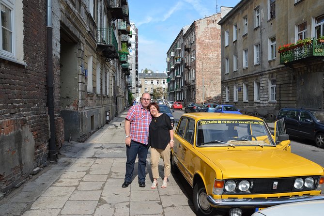 Private Tour: Warsaw's Jewish Heritage by Retro Fiat - Exploring the Muranów District and the Ghetto Area