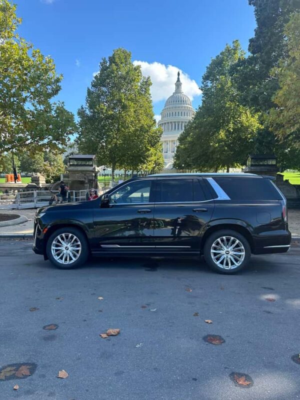 Private Tour: Washington DC Luxury SUV Self Guided - Luxurious Transportation in a Fully Equipped SUV