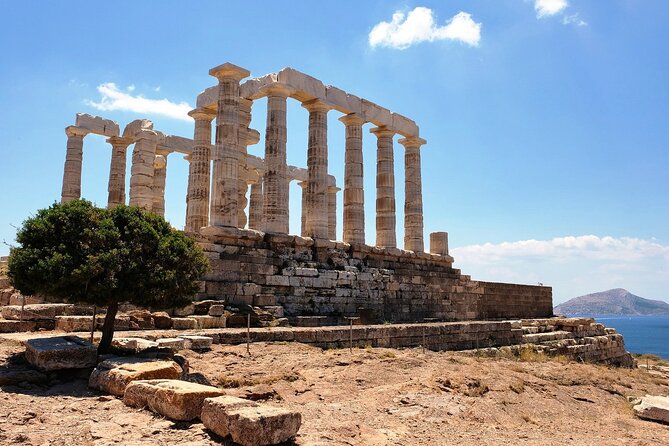 Private Tour with the Best Sunset at Sounion and Vouliagmeni Lake - Cape Sounion and the Temple of Poseidon at Sunset