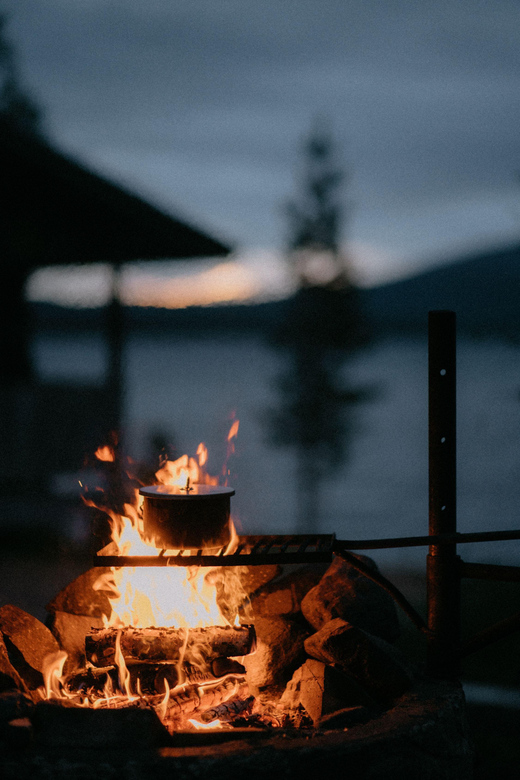 Private Traditional Sauna, Ice Dip and Dinner in the Wild - Tasting a Traditional Lappish Three-Course Dinner
