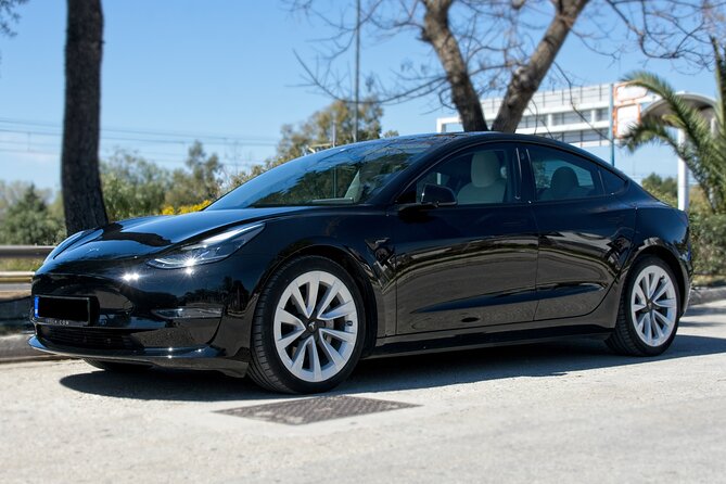 Private Transfer from Athens City to Athens Airport with Tesla - Eco-Friendly Tesla Vehicles Offer Comfort and Style