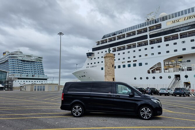Private Transfer from Civitavecchia port to Fiumicino airport van Mercedes V - Convenient and Private Transfer in a Luxurious Mercedes Van