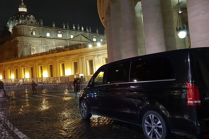 Private Transfer from Civitavecchia port to Fiumicino airport van Mercedes V - Pricing Compared to Other Options