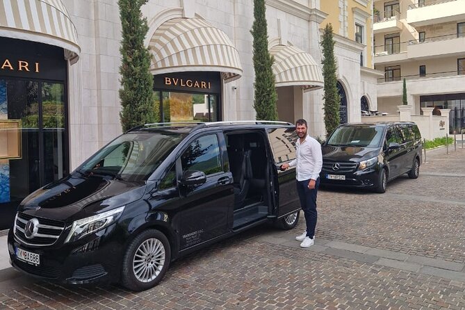 Private transfer from Podgorica airport or Podgorica to Tivat - Exploring Porto Montenegro’s Modern Marina and Luxury Yachts