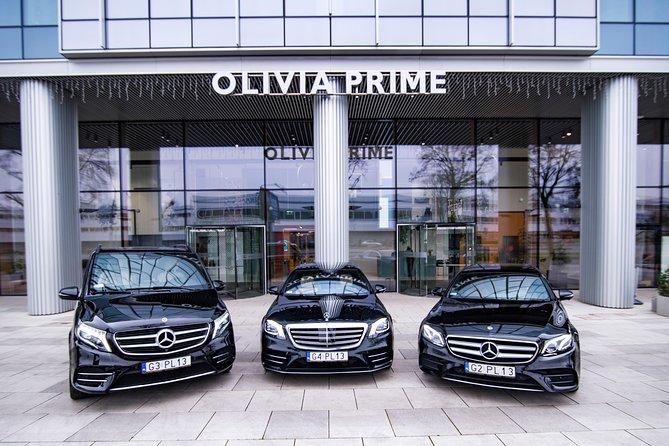 Private Transfer: From the Hotel, Apartment or Private Address to the Gdansk Airport - The Comfort and Convenience of Mercedes V Class Vehicles