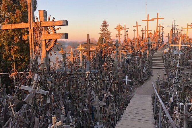 Private transfer Riga - Hill of Crosses - Riga - Visiting the Hill of Crosses in Lithuania