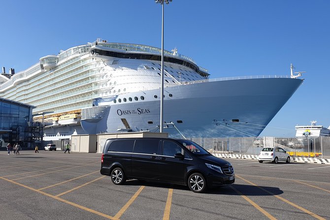 Private transfer to/from Civitavecchia port van Mercedes V class - Key Points