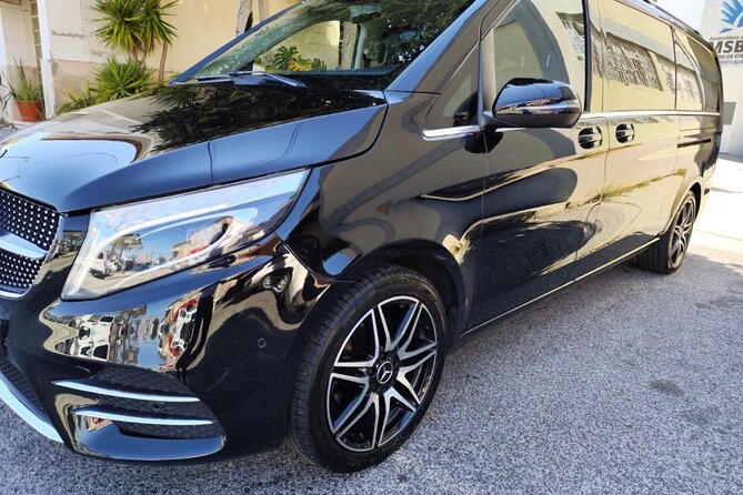 Private transportation Lisbon Airport Port hotels City Center - Luxurious Mercedes V Class with Comfort and Connectivity