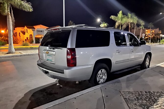 Private transportation to all hotels in Los Cabos. - Vehicle Options and Group Capacity