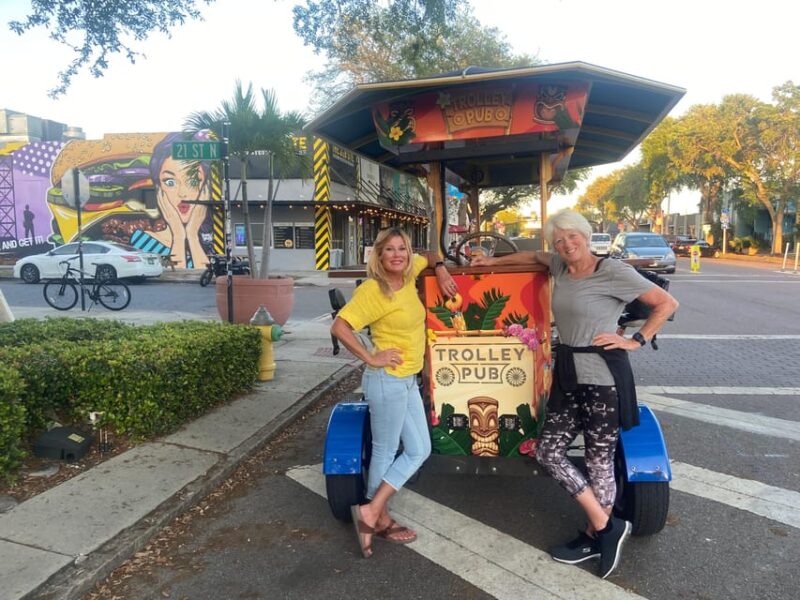 Private Trolley Pub w/ Bar+Mural Stops: up to 15ppl - Bringing Your Own Food and Drinks on Board