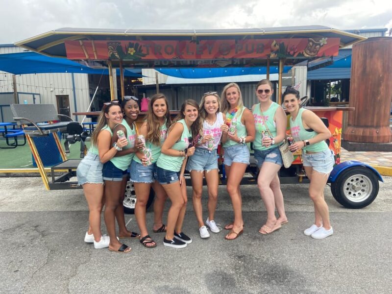 Private Trolley Pub w/ Bar+Mural Stops: up to 15ppl - Practicalities: Accessibility, Restrictions, and Safety