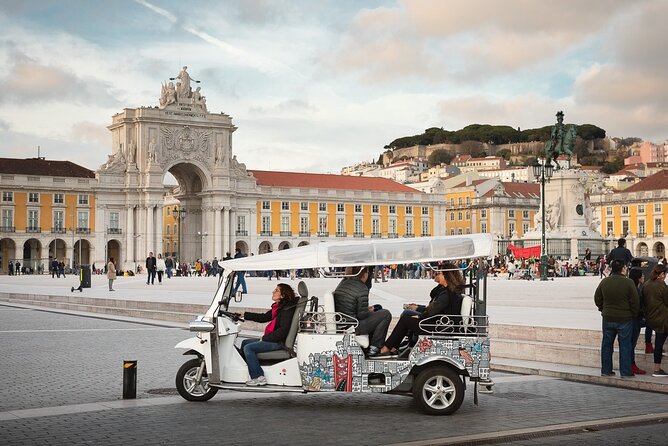 Private Tuktuk Tour with Portuguese Tapas and Wine - Central Lisbon: Baixa, Rossio, and Restauradores