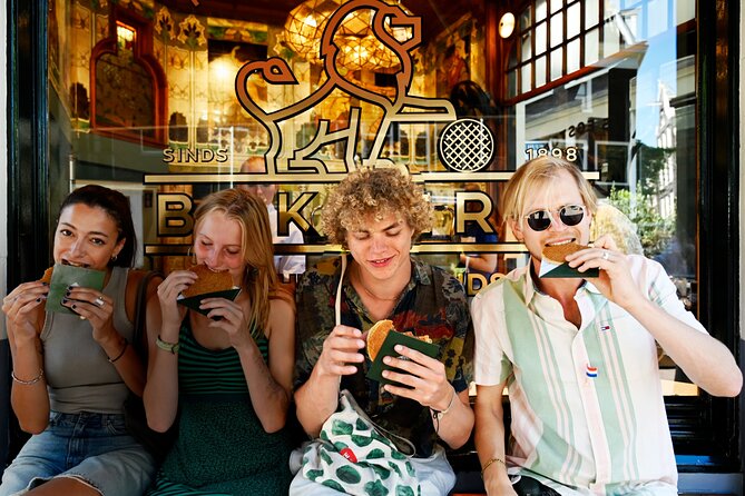 Private Utrecht Food Walking Tour with 8 Tastings - Enjoying Baked Goods by Canal Side