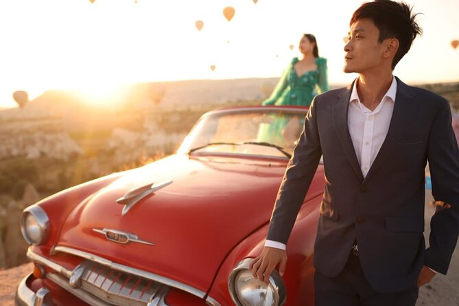 Private Vintage Car Tour in Cappadocia with Balloon View - Key Points