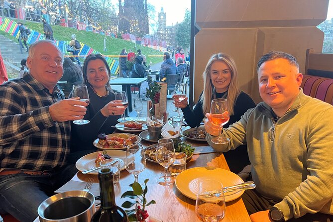 Private Whisky Tasting, Scottish Food & Wine Pairing Tour - Walking Through Princes Street Gardens to a Creative Restaurant