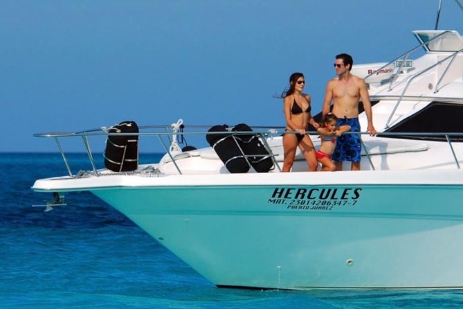 Private Yacht - 46 ft SeaRay Cancun Bay Snorkel 23P4 - Starting Point and Meeting Details in Cancun
