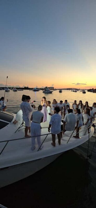 Private Yacht cruise, Biscayne Bay, Miami Beach. 52Ft - The Route and Key Landmarks: From the Miami River to Downtown