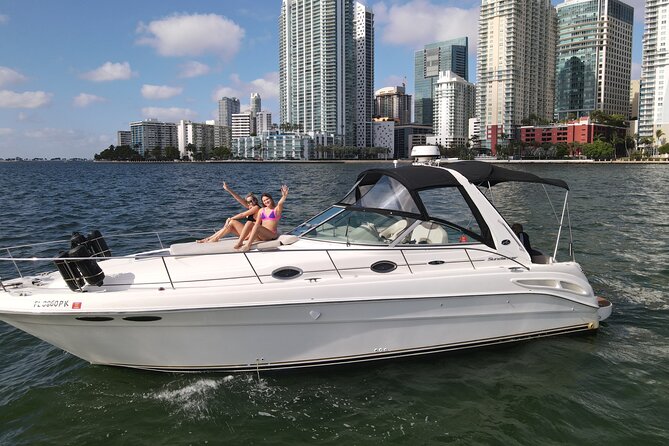 Private Yacht Rental 37Ft in Miami Up to 12 People - Enjoy Miamis Skyline in Style on a 37Ft Private Yacht