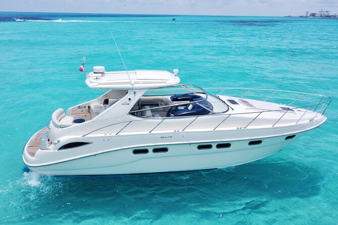 Private Yacht Rental in Cancun - All-Inclusive Food and Drinks on Board