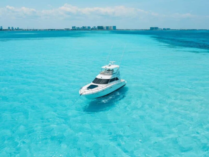 Private yacht ride in Cancun - What’s Included in Your Private Yacht Experience
