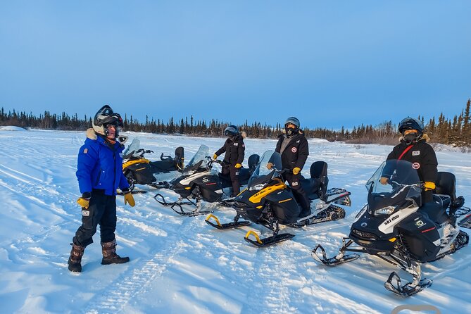 Private Yellowknife Snowmobiling Ice Cave Adventure Combo - Key Points