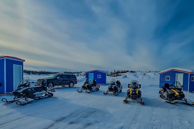 Private Yellowknife Snowmobiling Ice Cave Adventure Combo - The Ice Cave and Snowshoeing Experience