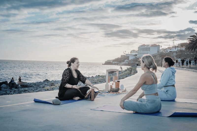 Private Yoga & Sound Bath by the Ocean - The Beauty of Yoga with Ocean Views in Madeira