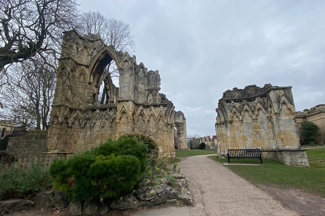 Private York History Walking Tour - Walking Through the Ruins of St. Mary’s Abbey
