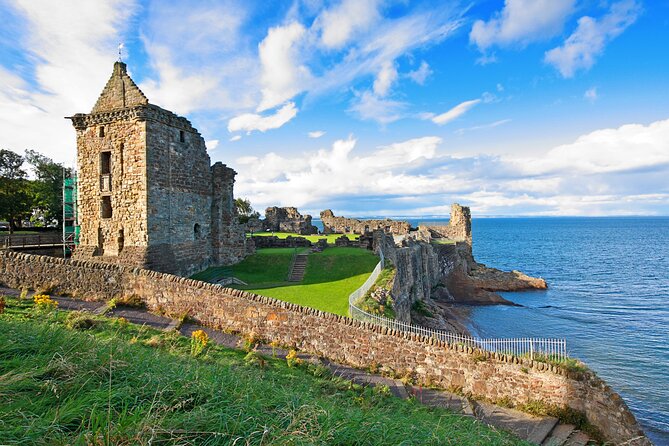 Privately Guided St Andrews & Fife Day Tour in Luxury Minivan - Visiting the Coastal Site of St Andrews Castle