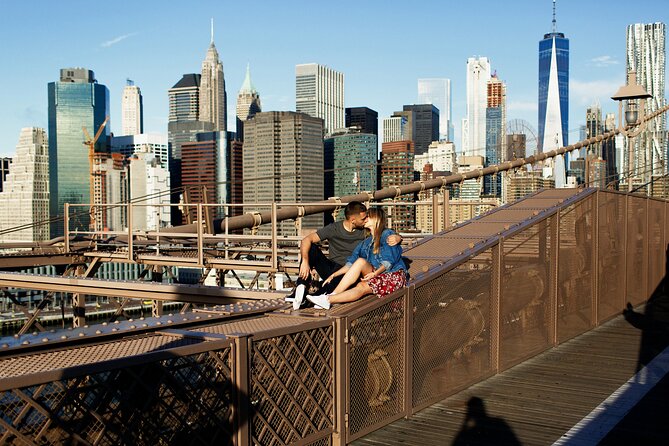 Professional Photoshoot at Brooklyn Bridge in New York - High-Quality Digital Photos and Delivery