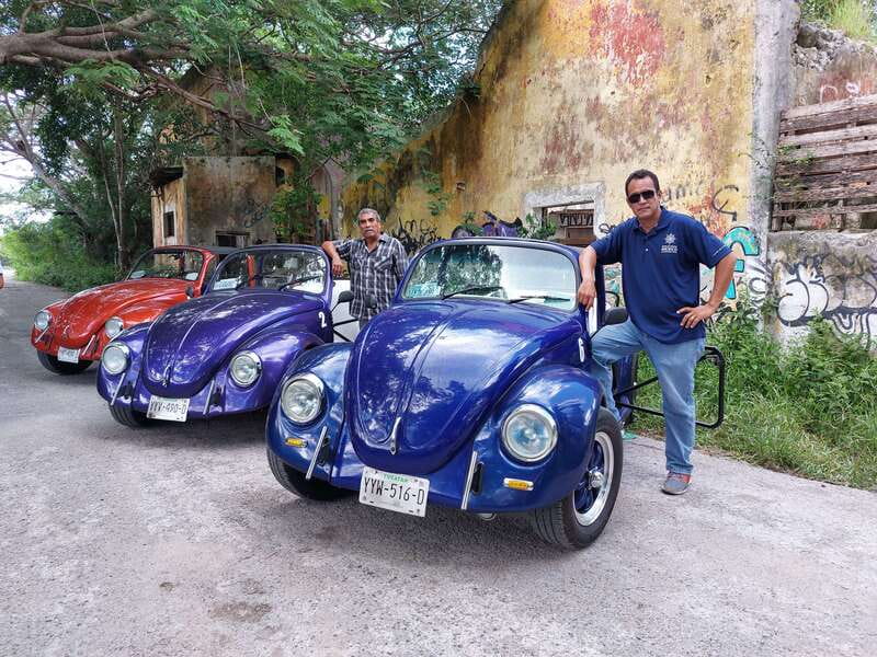 Progreso: Ghost Town Tour + Beach Club in a Classic Beetle - Misnebalam’s Haunted Past and Abandoned Haciendas