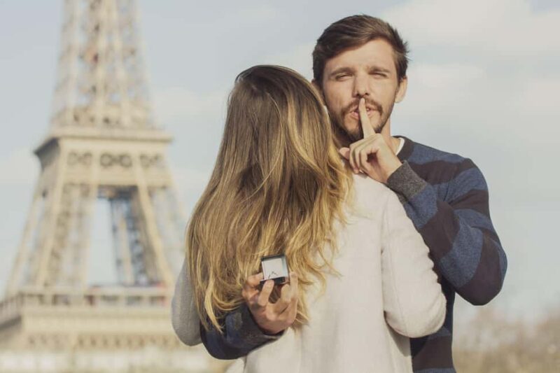 Proposal Photoshoot - Capture Your Paris Proposal with a Professional Photoshoot for $106