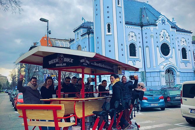 Prosecco Bike - Starting Point at Afárikovo Námestie in Bratislava Old Town