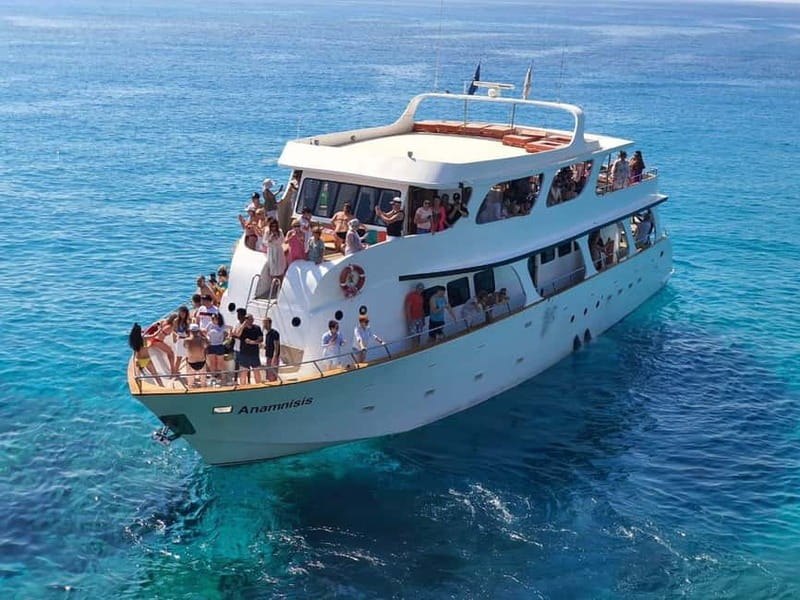 Protaras: 80s and 90s Sunset Cruise with Cypriot Dinner & DJ - Authentic Cypriot Dinner and Refreshments Aboard