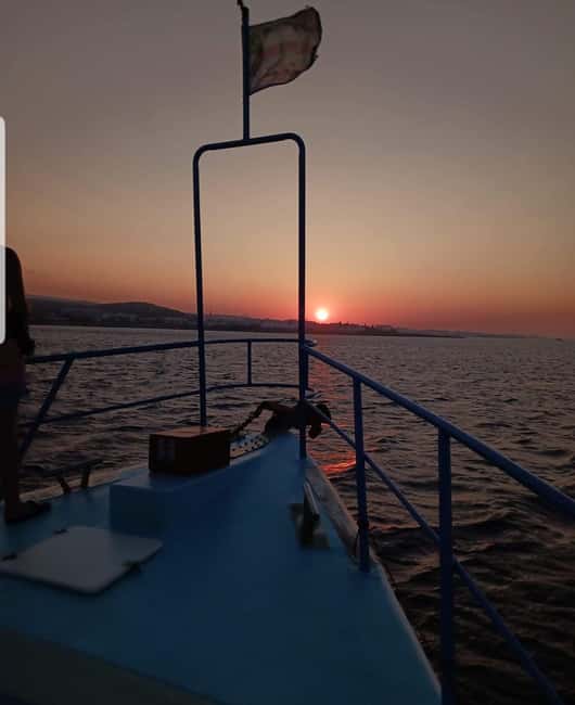 Protaras Blue Lagoon Sunset Tour with Pizza & Champagne - Pacing and Duration