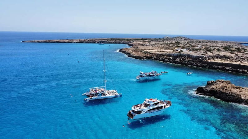 Protaras: Medusa Chill-Out Cruise to Blue Lagoon & Sea Caves - Ideal for Families and Relaxation Seekers