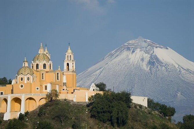 Puebla the Talavera Tiles city & Cholula the Greatest Pyramid - The Volcanic Landscape and Scenic Stops