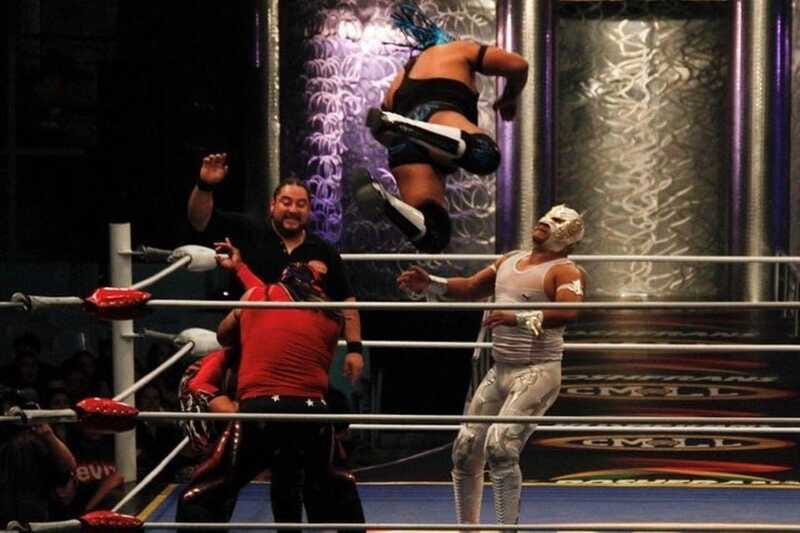 Puebla: Wrestling Experience - Wearing the Iconic Wrestling Mask for Photos