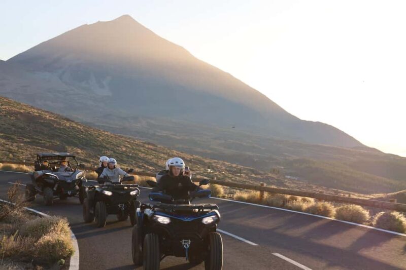 Puerto de la Cruz: Quad Teide Sunset National Park - Enjoying Snacks and Photos After the Ride