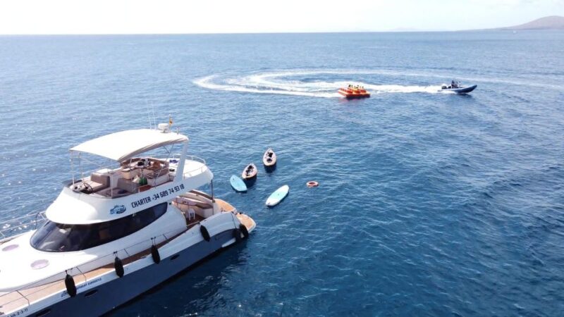 Puerto del Carmen: Catamaran Trip with Water Sports - Delicious Snacks and Refreshing Drinks Onboard