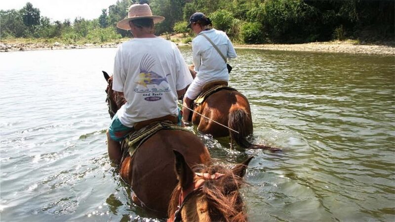 Puerto Escondido: Horseback riding to the Atotonilco hot springs. - Exploring the natural beauty of San José Manialtepec